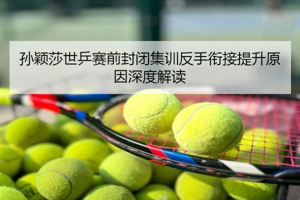 孙颖莎世乒赛前封闭集训反手衔接提升原因深度解读